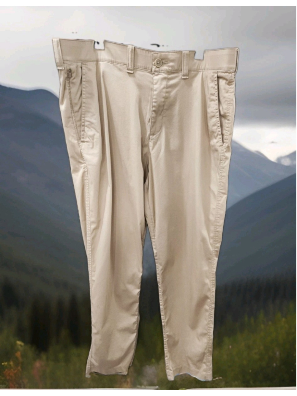 Abercrombie & Fitch Pants Mens Size 33x32 90s Straight Fit Khaki Stretch